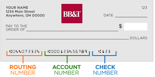 Bb T Routing Number And Wiring Instructions Online Banking